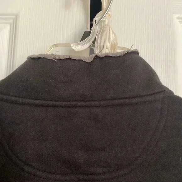 Industry zipper black & gray sweatshirt jacket - Picture 7 of 16